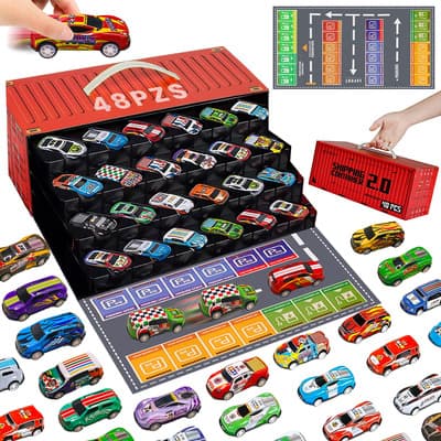 Caja Regalo Pack 48 Con Circuito Cast Models Carros Juguetes Rojo - $261.46 en Mercado Libre | PrecioMX