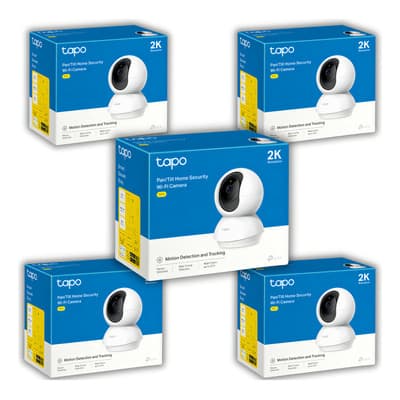 Kit 5 Cámara Vigilancia Tp-link Tapo C210 3mp Visión Nocturna Color Blanco - $2,689.20 en Mercado Libre | PrecioMX