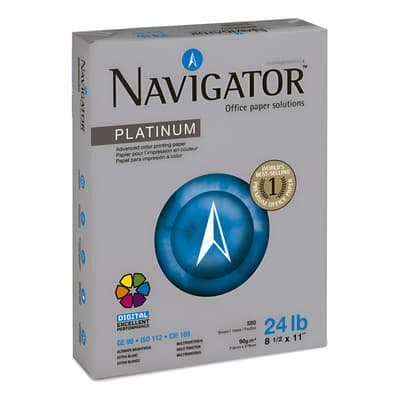 Navigator Papel Bond 90g Carta Extra Blanco 500 Hojas Multifuncional