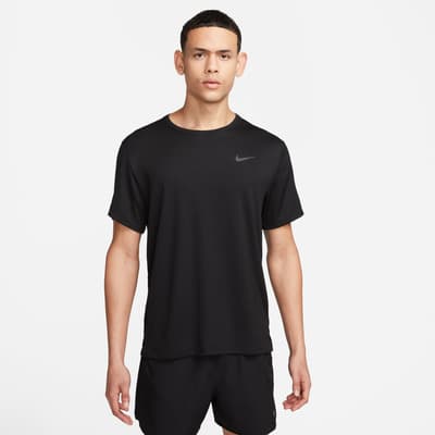 Nike Miler Playera Negra Dri-fit Uv Para Correr Para Hombre - $599.25 en Mercado Libre | PrecioMX