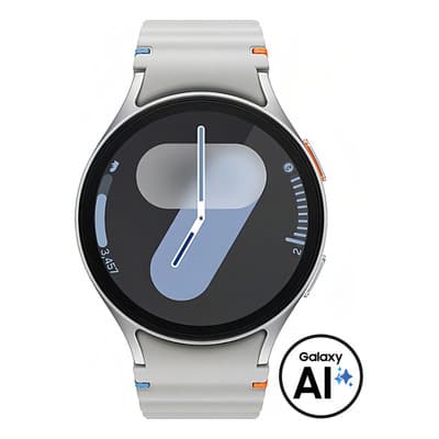 Samsung Galaxy Watch Watch 7 44mm Display de 1.47 con Correa de FKM Color Plata