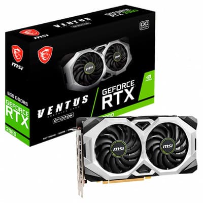Tarjeta De Video Nvidia Msi Ventus Geforce Rtx 20 Series Rtx 2060 Oc Edition 6gb