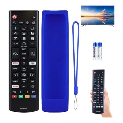Control Remoto Para LG Smart Tv Akb75675304 + Funda + Pila