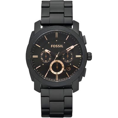 Reloj Fossil FS4682 Hombre Movimiento Cuarzo, Color Negro