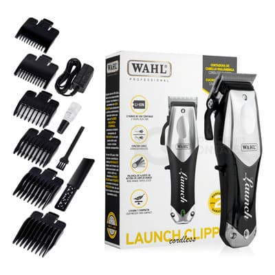 Máquina Para Cortar Pelo Wahl® Profesional Launch Clipper Inalambrica Con Peines Guia Ideal Para Barberías Color Plata/negro Plateado - $1,277.00 en Mercado Libre | PrecioMX