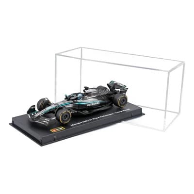 Auto Mercedes-amg W16 2025 A Escala 1:43 C/casco Russell #63 Negro - $389.00 en Mercado Libre | PrecioMX