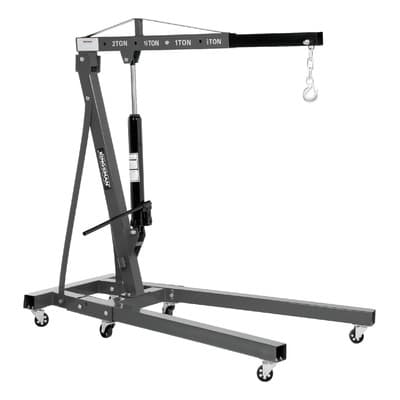 Pluma Hidráulica Kingsman 2 Toneladas Para Motores Plegable, Taller, Garage O Almacén, Con Brazo Extensible Hasta 154.5 Cm Y Altura Máxima De 233 Cm. Incluye Ruedas Para Fácil Transporte - $4,099.00 en Mercado Libre | PrecioMX