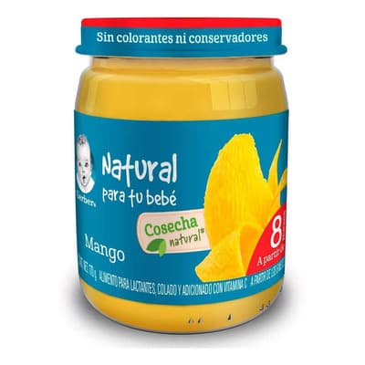 Papilla Gerber Cosecha Natural Etapa 3 Mango 170g - $20.90 en Mercado Libre | PrecioMX