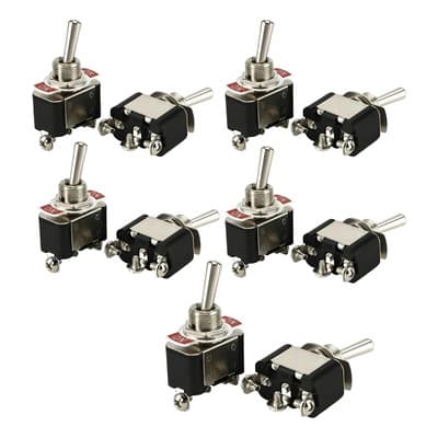 Eonspark 10 Pack Switch Cola De Rata 2 Paso Con 3 Tornillos On/off/on - $127.00 en Mercado Libre | PrecioMX