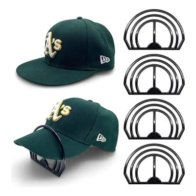 4pc Curveador Dos Capas De Gorra Plana Para Gorra De Béisbol Negro M - $108.46 en Mercado Libre | PrecioMX
