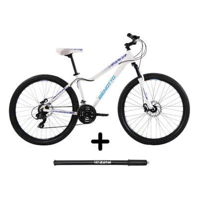 Combo Bicicleta Benotto Lhotse R27.5 24v Con Bomba De Aire - Blanco - $6,999.00 en Mercado Libre | PrecioMX