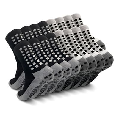 8 Par Calcetin Media Deportivos Fútbol Antideslizantes 