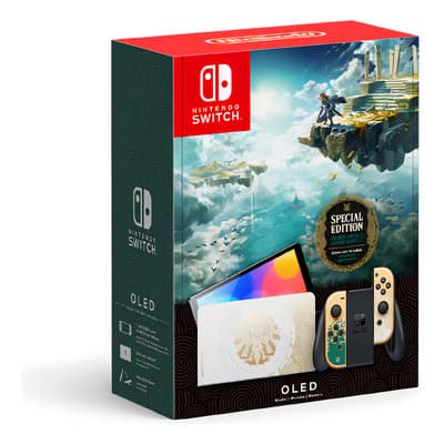 Nintendo Switch Oled Legend Of Zelda : Tears Of The Kingdom Color Blanco