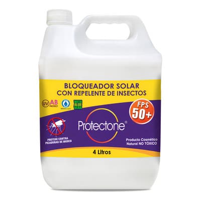 Protectone Granel Bloqueador/repelente Fps50 Galón 4l - $2,530.80 en Mercado Libre | PrecioMX
