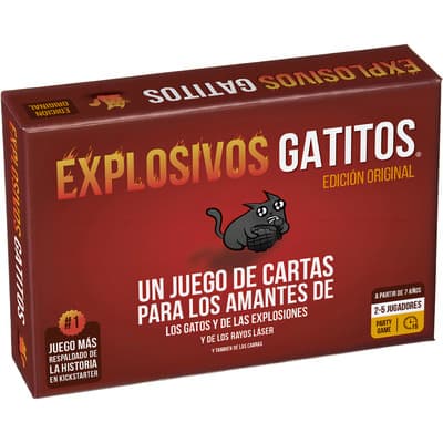 Juego De Mesa Explosivos Gatitos En Español Exploding Juego Para Niños Y Adultos A Partir De 7 Años, Juego De Mesa Estratégico Y Humorístico, No Hagas Explotar Los Gatitos, 2 A 5 Jugadores, 15 Min - $188.00 en Mercado Libre | PrecioMX