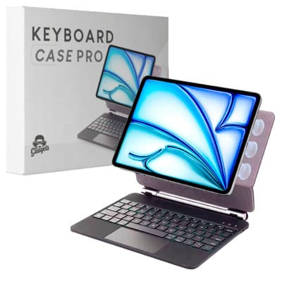 Mr. Gadgets Keyboard Case Pro Para iPad Air 11 M2/ M3, Air 10.9 4th/5th/ Para iPad Pro 11 2018/2020/2021/2022 Funda Teclado Rgb En Español Ñ Magnética Teclado Mágico Bluetooth Color Negro - $1,013.00 en Mercado Libre | PrecioMX
