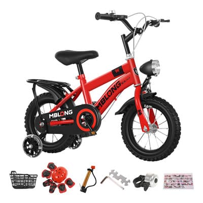 Bicicleta Infantil Para Niño Rodada 16 Con Ruedas Auxiliares Rojo - $1,739.51 en Mercado Libre | PrecioMX