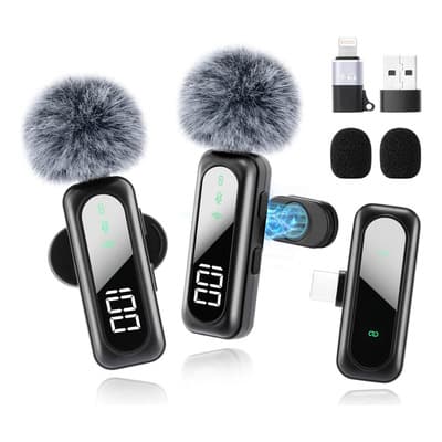 Vidabee Micrófono Lavalier Inalámbrico De Solapa, Micrófono Condensador Bluetooth Para Pc/iPhone/gamer, Micrófono De... 3 In 1 Negro - $199.50 en Mercado Libre | PrecioMX