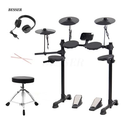Batería Electrónica Besser Ep08590579sq Compacta Usb Midi 15 Kits 150 Timbres Negro - $4,278.50 en Mercado Libre | PrecioMX