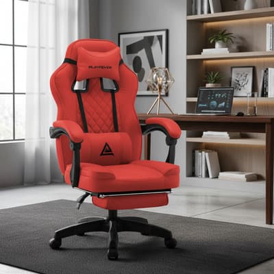 Silla Gamer Playfever Omega Escritorio Ergonomica Reclinable Color Rojo Material Del Tapizado Cuero Sintético - $2,575.00 en Mercado Libre | PrecioMX