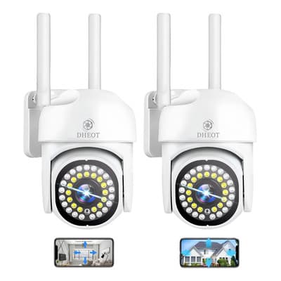 2 Unidades Cámara De Seguridad Dheot Gq26 Exterior Wifi Hd 360° Visión Alarma Color Blanco - $463.32 en Mercado Libre | PrecioMX