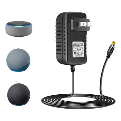 Naiwant Cargador Adaptador Para Alexa Echo Dot 5ta 4th 3ra Gen Pop Cargador Cable De Alimentación,ca-100-240v, Dc-12v,1.25a - $133.84 en Mercado Libre | PrecioMX