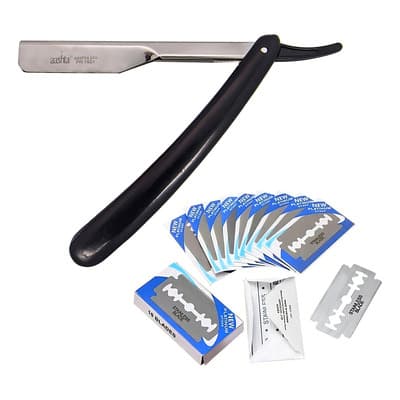 Aashta Pr-1901 Navaja Para Barbero Razurar Peluquero Color Negro - $66.88 en Mercado Libre | PrecioMX