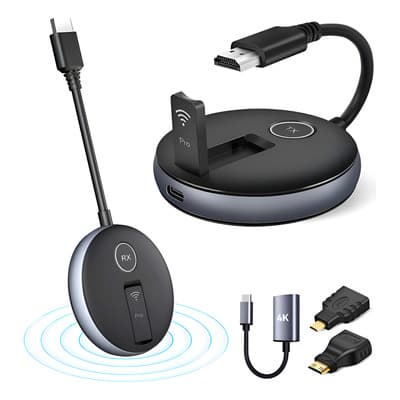 Lielyhod®transmisor Y Receptor Hdmi Inalámbrico, Adaptador Extensor Hdmi Plug And Play, 80 M, Para Transmisión A Pantallas Desde Computadoras Portátiles, Cámaras, Televisores Y Otros Dispositivos. - $1,410.45 en Mercado Libre | PrecioMX