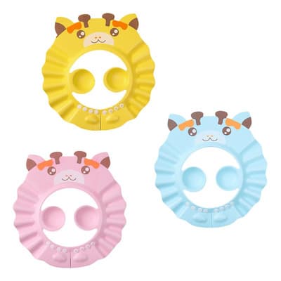 Gorro Baño Bebé Ajustable Impermeable Con Orejeras Amarillo Rosa Claro Celeste Rana - $192.93 en Mercado Libre | PrecioMX