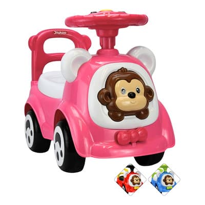 Montable Para Niños Correpasillos Con Luz Y Sonido Rosa Mono Joykoo - $749.00 en Mercado Libre | PrecioMX