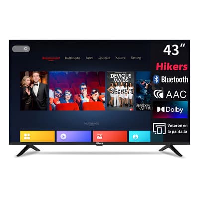 Hikers Android Smart TV LED 43 Pulgadas Led Fhd Con Dolby/ Aac