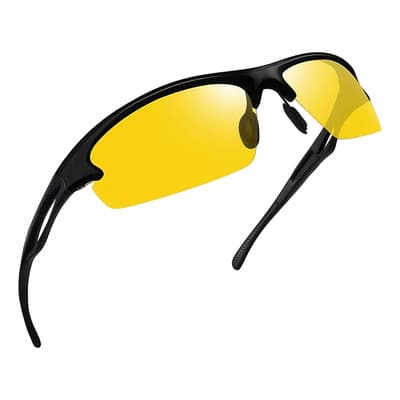 Lentes Nocturnos Para Conducción Nocturna Más Segura Hombre Mujer Moda Uv Deportivos De Moda Manejar Diseño Armazón Medio