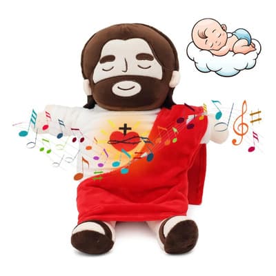 Mertto Nuevo Peluche De Jesús Que Respira 2025, Jesús De Peluche Para La Ansiedad, Con Música Y Luces, Suave Muñeco De Dios Que Respira Para Dormir, Niños Y Niñas, Ideal Como Regalo De Cumpleaños Rojo - $243.59 en Mercado Libre | PrecioMX