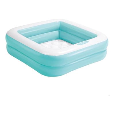Piscina Infantil Hinchable Intex Soft Con Fondo Acolchado De 57 Litros, Color Turquesa - $350.00 en Mercado Libre | PrecioMX