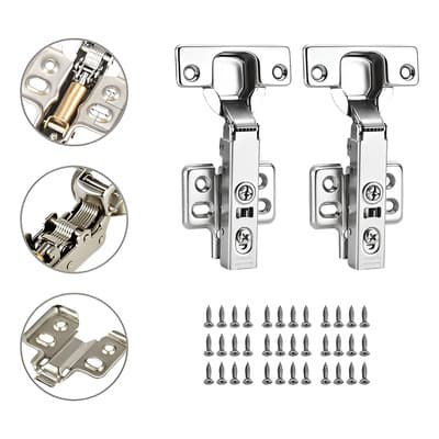 Bisagra Bidimensional Recta Cierre Suave Níquel 20 Piezas - $211.17 en Mercado Libre | PrecioMX