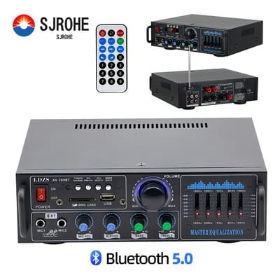 Sjrohe Ecualizador De Audio Profesional Y Amplificador Bluetooth Integrado Para Casa/automóvil Sonido 5.1 Amplificador... 160 W - $626.98 en Mercado Libre | PrecioMX