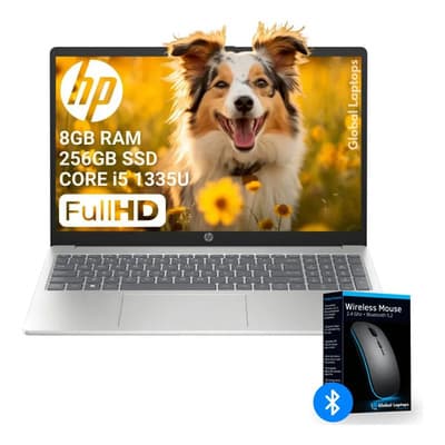 HP Core i5 1335u 256gb Ssd 8gb Ram Pantalla 15.6 Fhd 1920 Px X 1080 Intel Iris Xe Graphics Laptop 15-fd0025 Incluye Windows Instalado Con Regalo