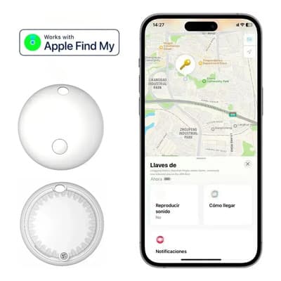 Localizador Gps Mini Para Ios Find My Para iPhone iPad Rastreador Posicionamiento Preciso Global Vehicular Moto Personal Tracker Portátil