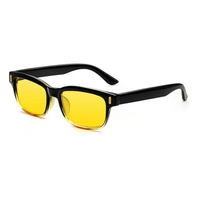 Joopin Lentes Nocturnos Hombre Mujer Gafas Luz Azul Manejar Cuadrados Color Negro Degradado/amarillo - $350.58 en Mercado Libre | PrecioMX