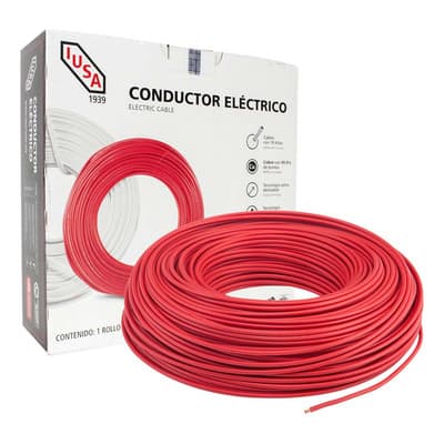 Cable De Cobre Calibre 12 Color Rojo Thhw-ls 375124 Iusa 100 Mts - $1,329.00 en Mercado Libre | PrecioMX