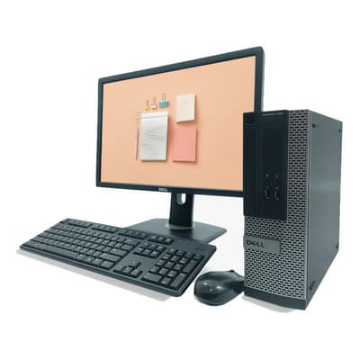 Cpu Dell Optiplex I7 4ta Gen 8gb 500gb Lcd 22 Diseño 1gb Amd
