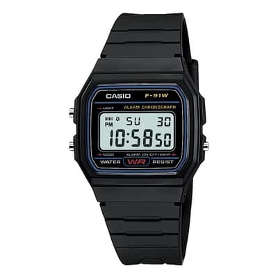 Reloj De Pulsera Casio Collection F-91 De Cuerpo Color Negro Gris - $213.84 en Mercado Libre | PrecioMX