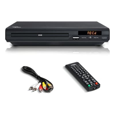 Reproductor De Dvd Audishako Dvd-628 Para Tv Con Usb Y Rca, 2.0 Canales, Con Control Remoto, Pantalla Led, Color Negro, Compatible Con - $386.81 en Mercado Libre | PrecioMX