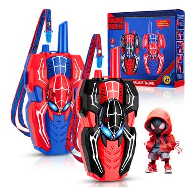 2pzs Walkie Talkie Para Ninos Famxub Spider 1000ft Radio Juguete Regalos Color Azul Negro - $149.75 en Mercado Libre | PrecioMX