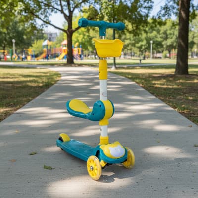 Scooter Plegable Para Niños Ajustable 3 Ruedas Con Lámpara - $529.97 en Mercado Libre | PrecioMX