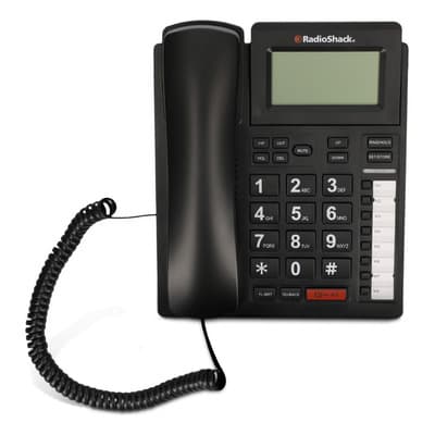 Teléfono Alámbrico Con Pantalla Radioshack Color Negro - $679.00 en Mercado Libre | PrecioMX