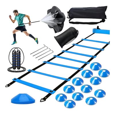 21 Piezas De Accesorios De Entrenamiento De Fútbol Con Conos Color Azul - $288.71 en Mercado Libre | PrecioMX