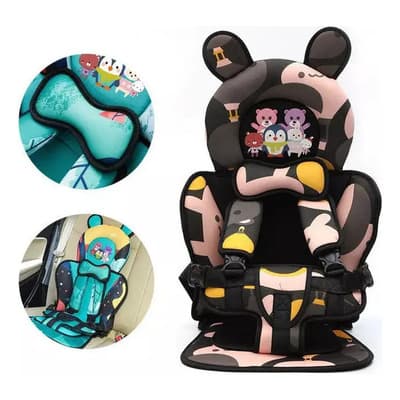 Asiento De Coche Portátil Para Bebés Color Negro