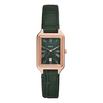 Reloj Dama Fossil Es5366 De Piel Litehide Verde Oro Rosa - $3,381.38 en Mercado Libre | PrecioMX