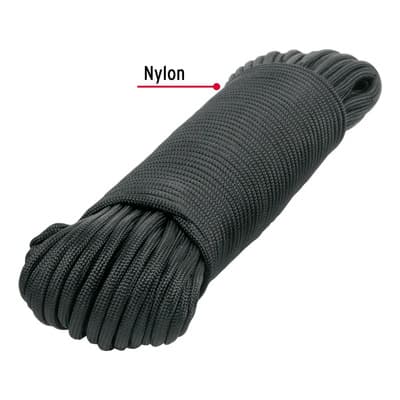 Piola De Nylon Paracord De 4mm X 30 M, Negro, Fiero Pio-430nn 49704 Color Negro - $95.00 en Mercado Libre | PrecioMX